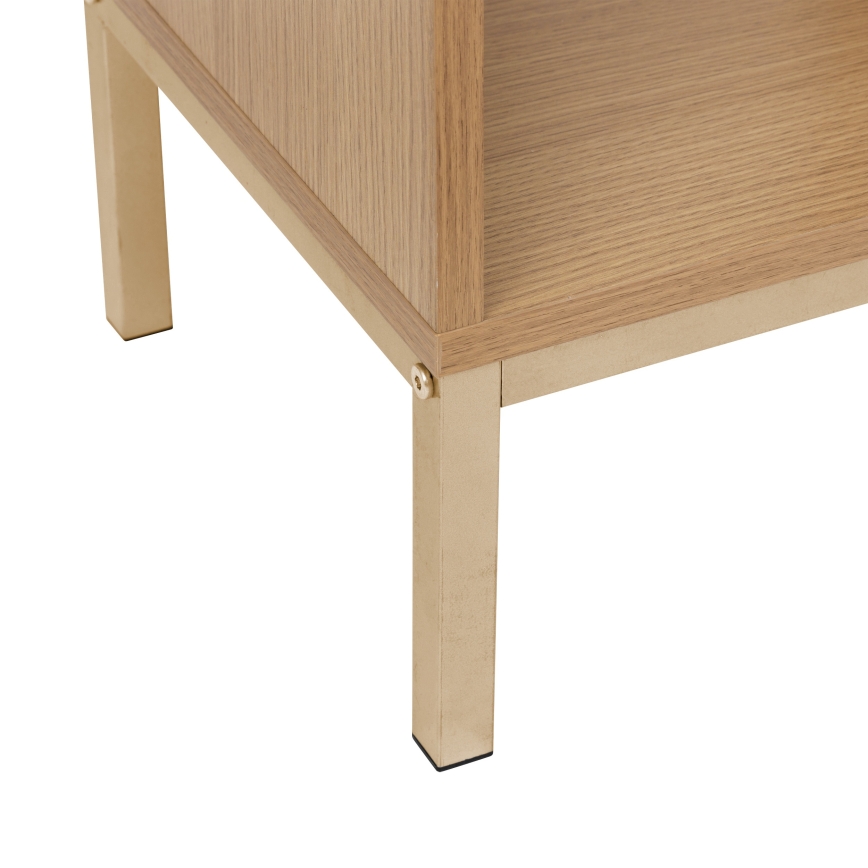 5five - GRID-kirjahylly 63x159x30 cm ruskea