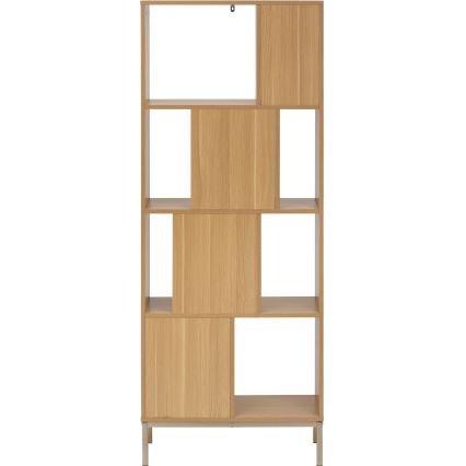 5five - GRID-kirjahylly 63x159x30 cm ruskea