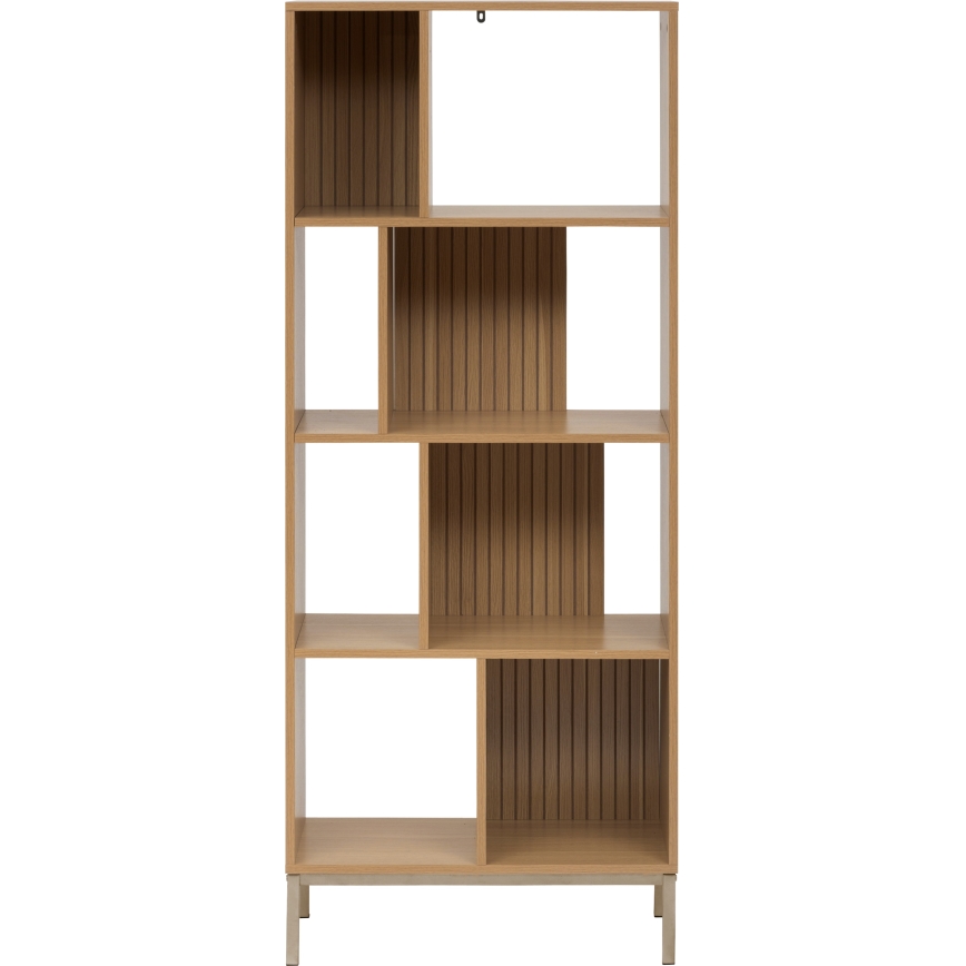 5five - GRID-kirjahylly 63x159x30 cm ruskea