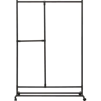 5five - Vaatenaulakko KENY 173x117 cm musta
