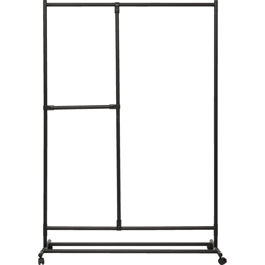 5five - Vaatenaulakko KENY 173x117 cm musta