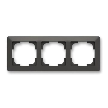 ABB 3901T-A00030 137 - Kolmipaikkainen ZONI-kehys mattamusta