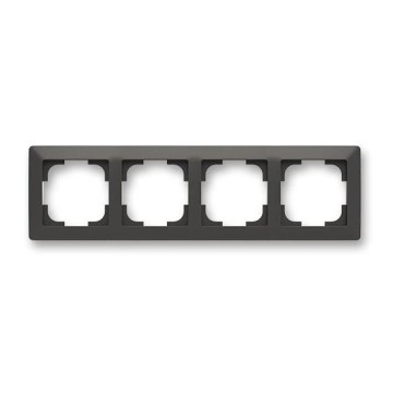 ABB 3901T-A00040 237 - Nelipaikkainen kehys ZONI mattamusta