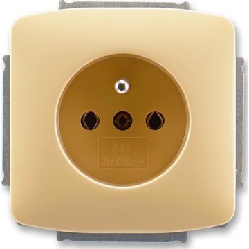 ABB 5518A-A2349 D - Kehyksetön kotitalouspistorasia TANGO 250V beige