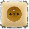 ABB 6619A-A06357 D - Kotitalouspistorasia ilman kehystä TANGO 250V beige