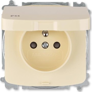 ABB 6619A-A06997 C - Kotitalouspistorasia ilman kehystä TANGO 250V IP44 norsunluu