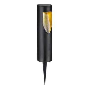 ADDIS LED-aurinkovalaisin, 1,2 V, 600 mAh, IP44, musta