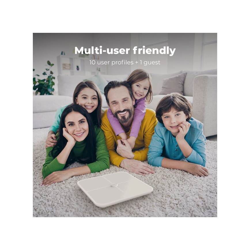 AENO - Älykäs henkilökohtainen vaaka 3xAAA