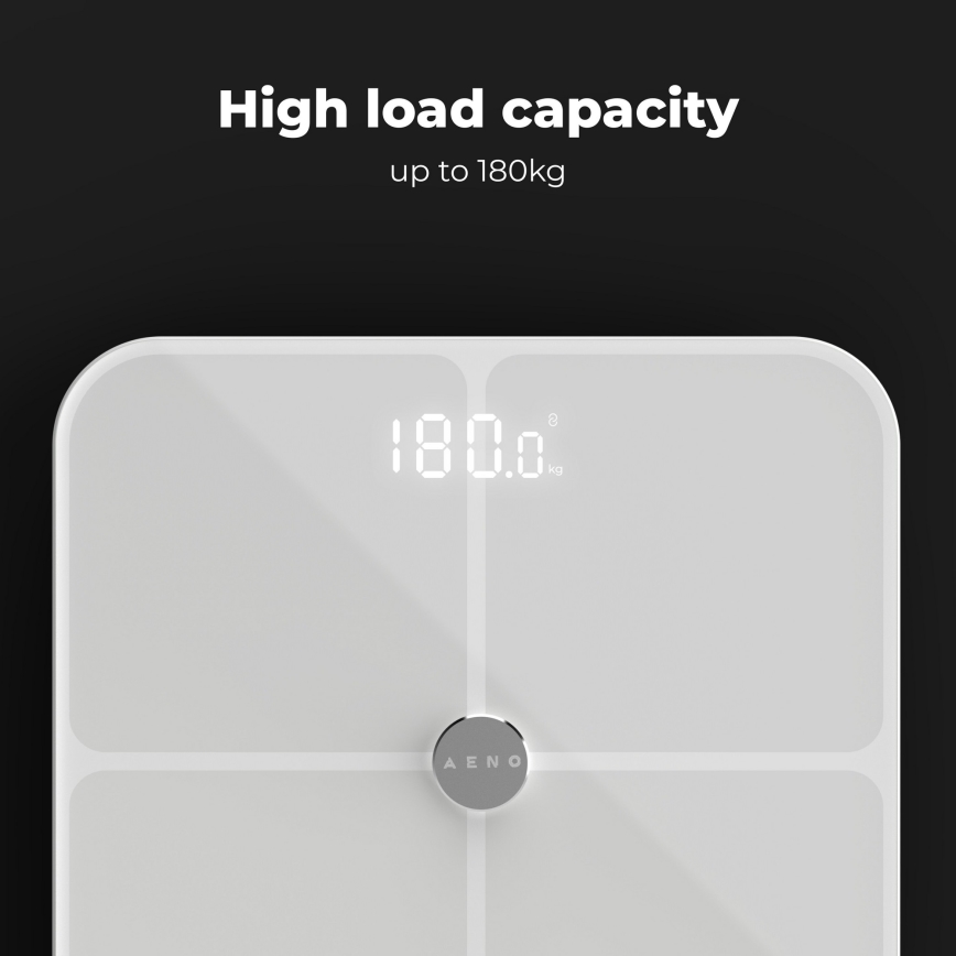 AENO - Älykäs henkilökohtainen vaaka 3xAAA