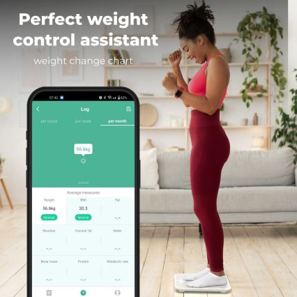 AENO - Älykäs henkilökohtainen vaaka 3xAAA