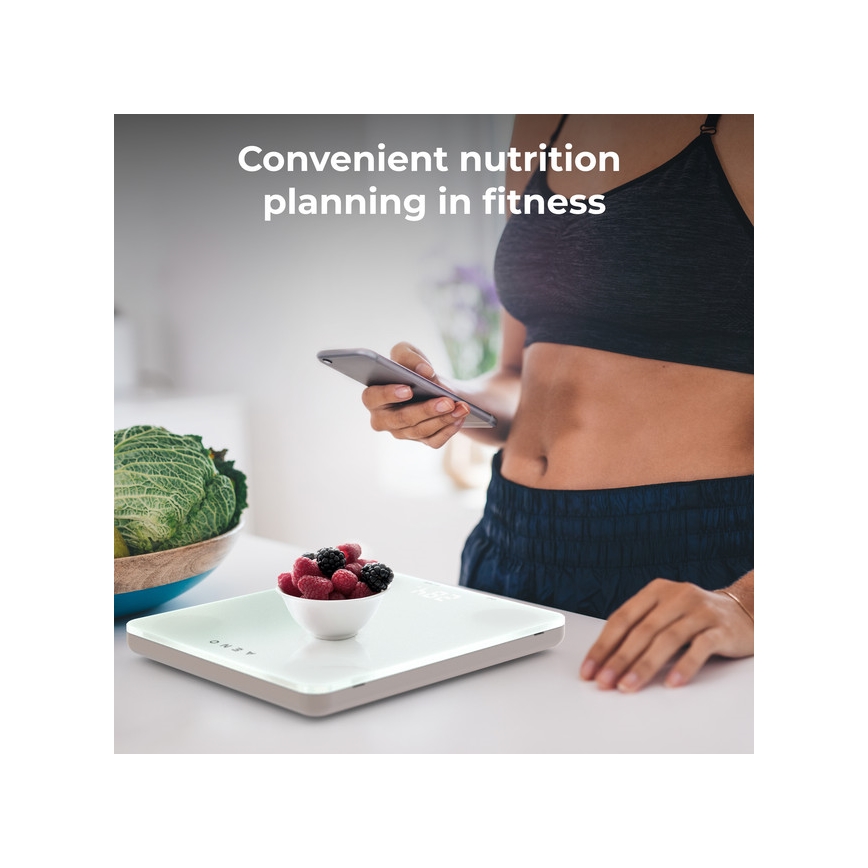 AENO - Älykäs keittiövaaka 3xAAA Bluetooth