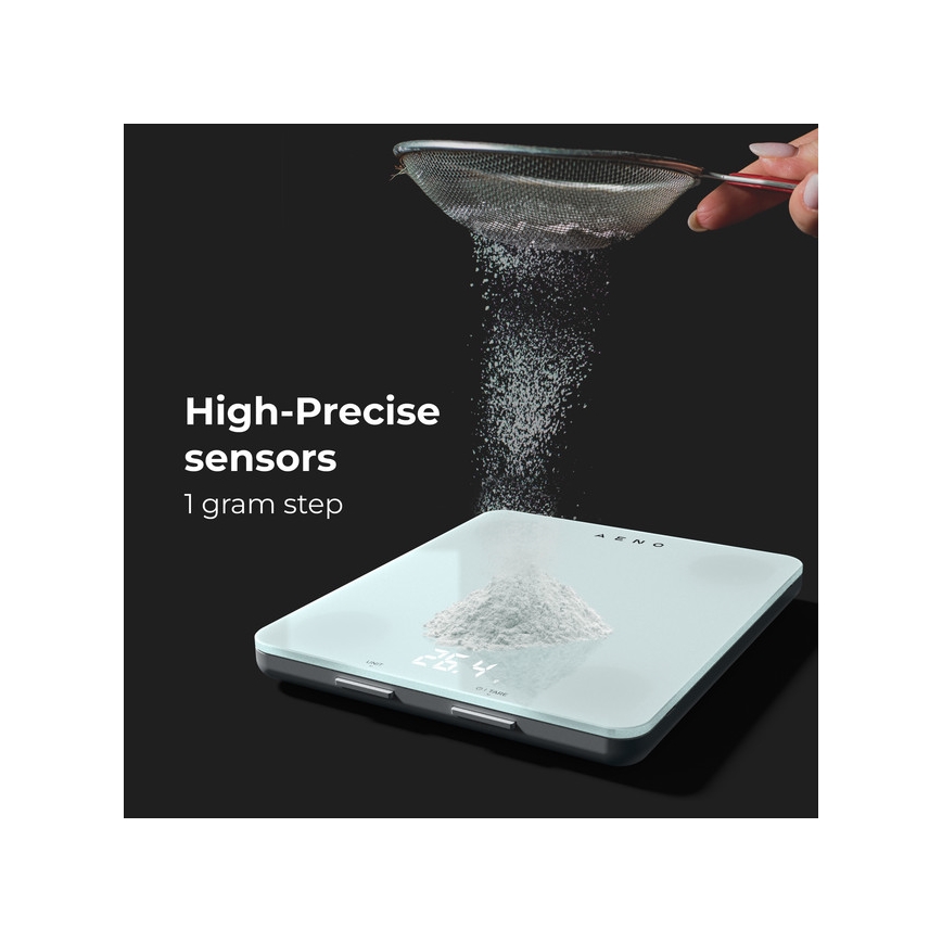 AENO - Älykäs keittiövaaka 3xAAA Bluetooth