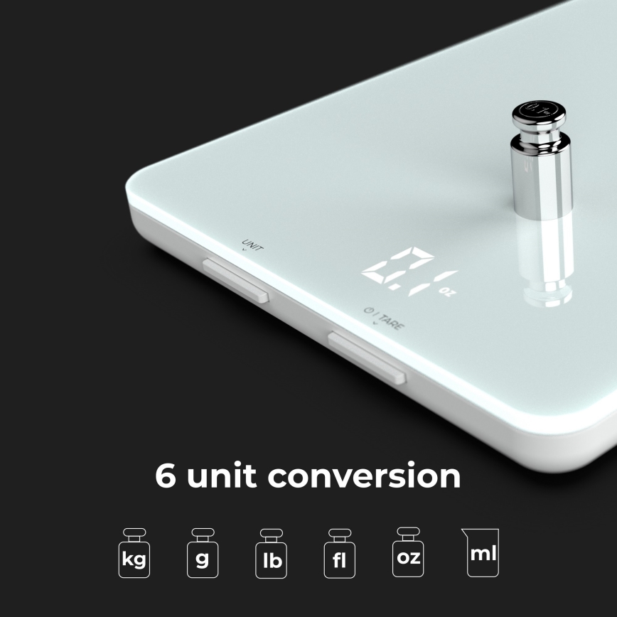 AENO - Älykäs keittiövaaka 3xAAA Bluetooth