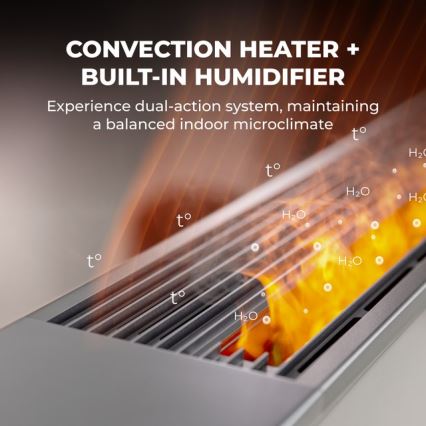 AENO - Älykäs sähköpatteri/konvektori 1000/2000W valkoinen