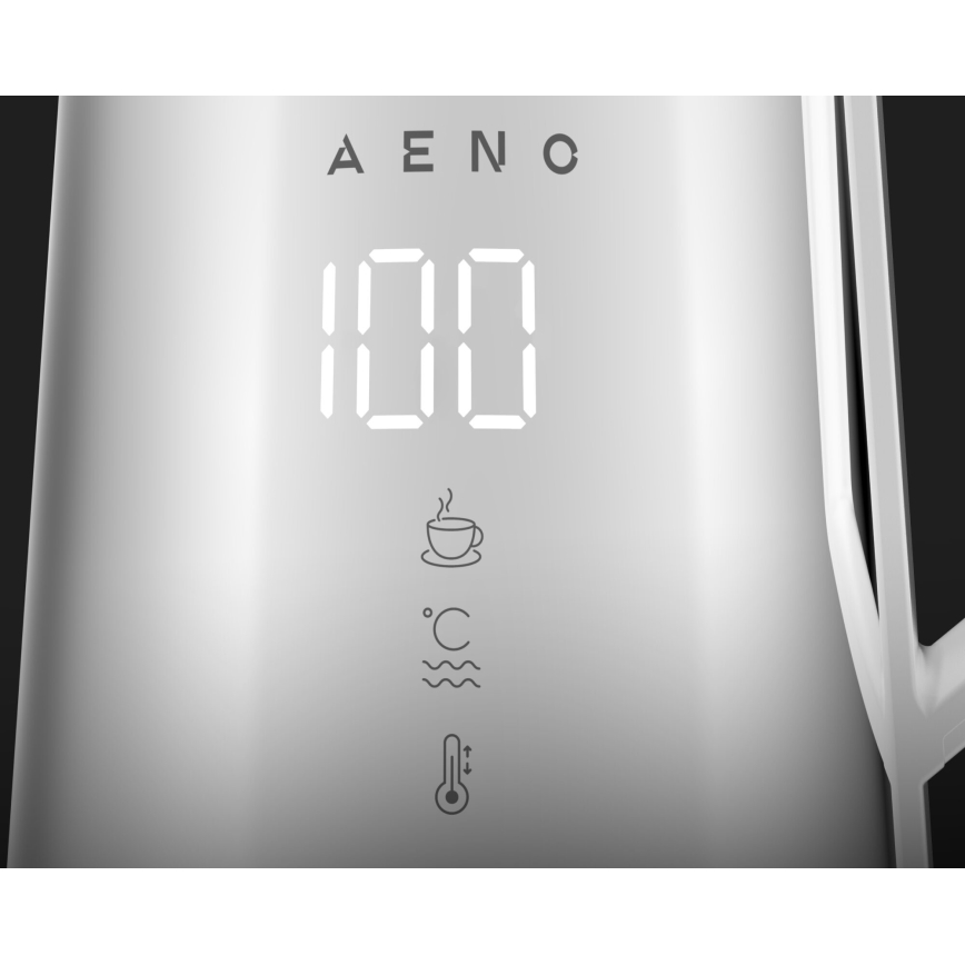 AENO - Älykäs vedenkeitin LED-näytöllä 1,7 l 2200W/230V valkoinen