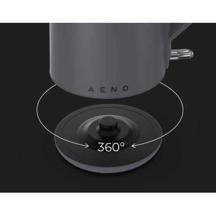 AENO - Sähkökäyttöinen vedenkeitin 1,5 l 2200W/230V musta