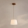 AIDA-riippuvalaisin johdolla 1xE27/15W/230V Ø 25 cm tammi/kerma