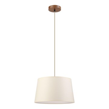 AIDA-riippuvalaisin johdolla 1xE27/15W/230V Ø 35 cm tammi/kerma