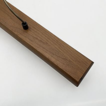 AIDA-riippuvalaisin johdolla 2xE27/15W/230V halkaisija 35 cm tammi/kerma