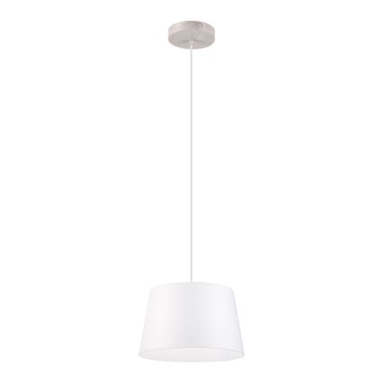 AIDA-riippuvalaisin vaijerilla, 1xE27/60W/230V, halkaisija 25 cm, tammi/valkoinen