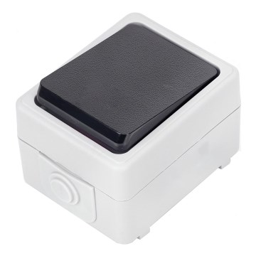 Aigostar - 1-painikkeinen kytkin IP54
