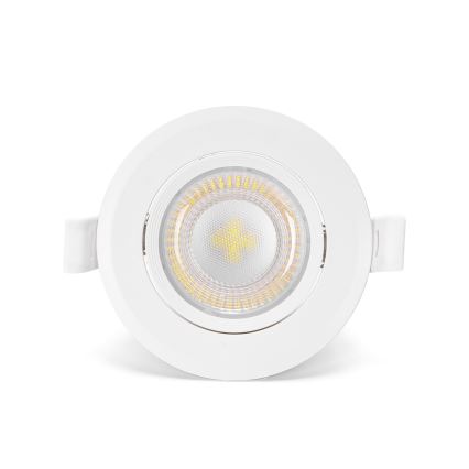 Aigostar - 3 kpl LED-upotettavat kattovalaisimet, 5 W, 230 V, 6500 K, halkaisija 8,5 cm, valkoinen