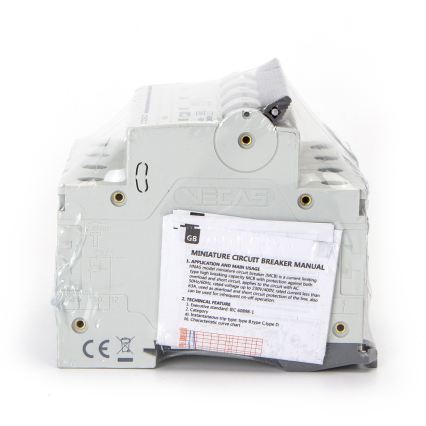 Aigostar - 4-napainen automaattikatkaisija 4P-25A-C 400V