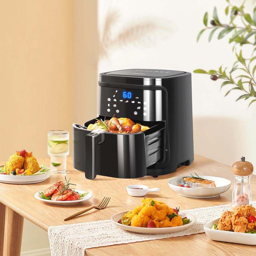Aigostar - Älykäs Air Fryer 7l 1900W/230V/60min Wi-Fi