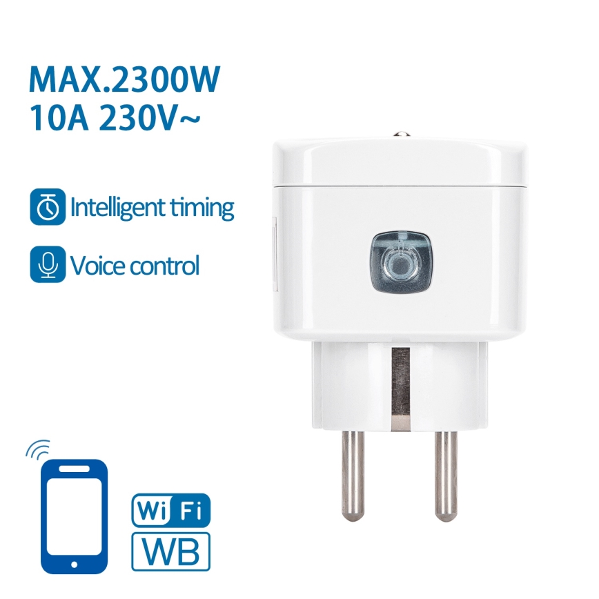Aigostar - Älypistorasia E 2300W Wi-Fi Tuya