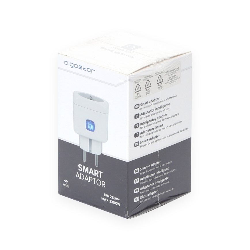 Aigostar - Älypistorasia F 2300W Wi-Fi Tuya