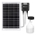 Aigostar - Aurinkokennolla varustettu LED-kattokruunu LED/70W/12V 6000 mAh 6500K IP65 halkaisija 12 cm + kaukosäädin