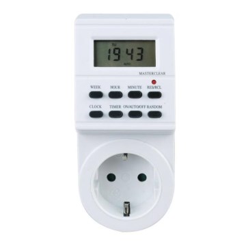 Aigostar - Digitaalinen ajastinpistoke 250V/16A