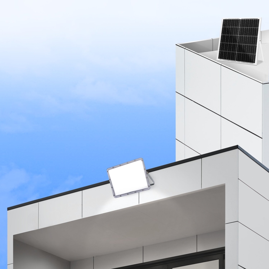 Aigostar - LED himmennettävä aurinkokennovalaisin LED/200W/3,4V 20000 mAh IP65 + kaukosäädin