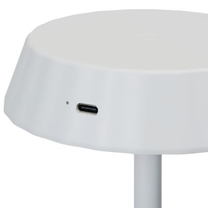 Aigostar - Himennettävä LED-pöytälamppu AMBIENT LED/2,4W/5V 3000-6500K valkoinen