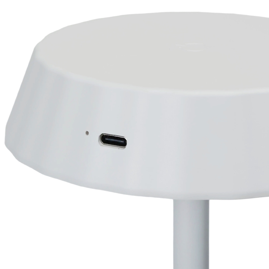 Aigostar - Himennettävä LED-pöytälamppu AMBIENT LED/2,4W/5V 3000-6500K valkoinen