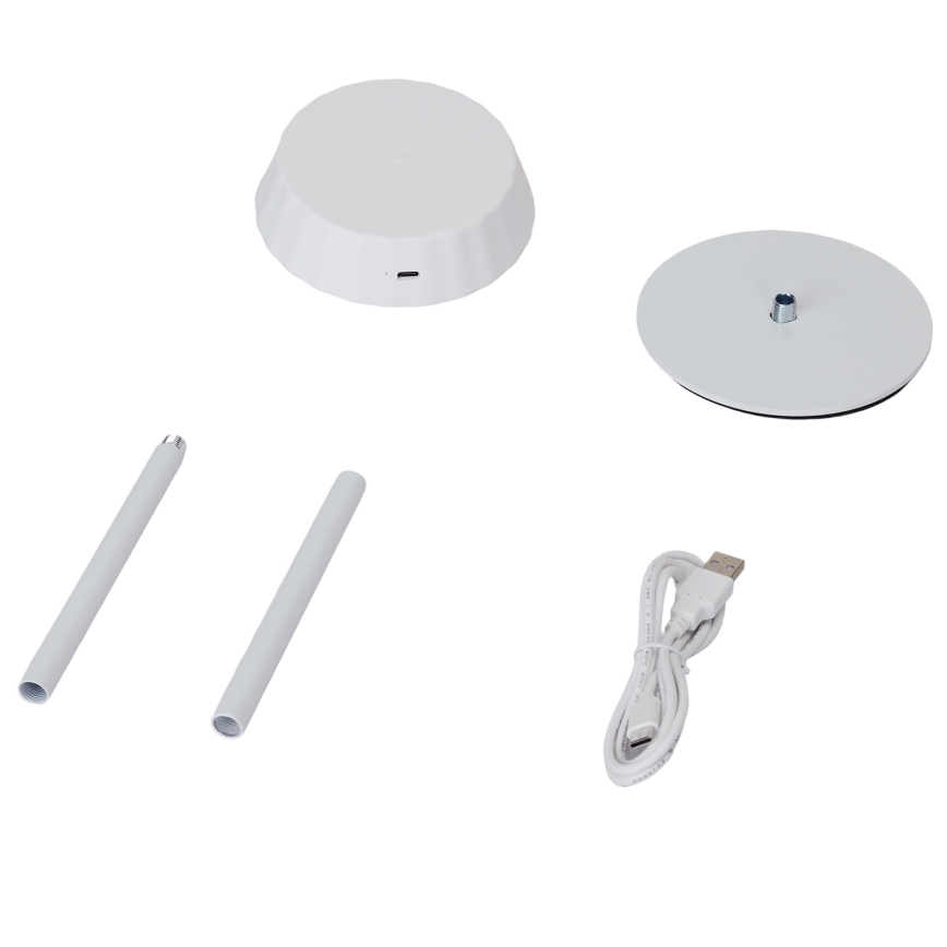 Aigostar - Himennettävä LED-pöytälamppu AMBIENT LED/2,4W/5V 3000-6500K valkoinen