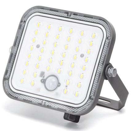 Aigostar - himmennettävä LED-aurinkovalonheitin anturilla LED/80W/3,4V 6500K IP66 4000 mAh + kaukosäädin