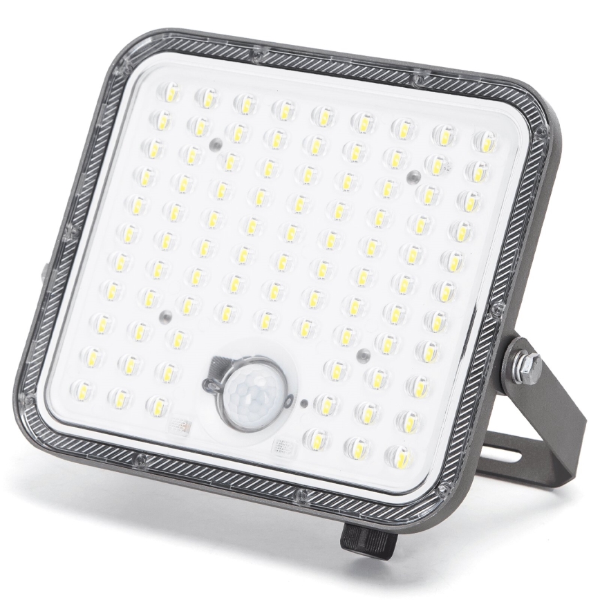 Aigostar - Himmennettävä aurinkokäyttöinen LED-valonheitin tunnistimella LED/120W/3,4V 6500K IP66 8000 mAh + kaukosäädin