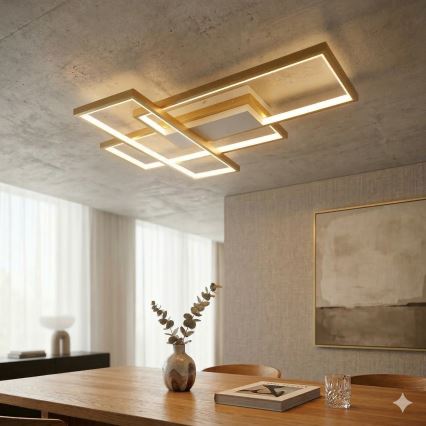 Aigostar - Himmennettävä LED-kattovalaisin LED/38W/230V 2700-6500K + kauko-ohjaus