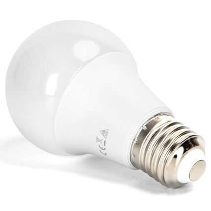 Aigostar - LED RGBW himmennettävä A60-polttimo E27/8W/230V 3000K + kaukosäädin