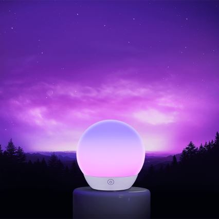 Aigostar - LED RGBW himmennettävä pöytävalaisin LED/5,5 W/5 V Wi‑Fi + kauko-ohjain