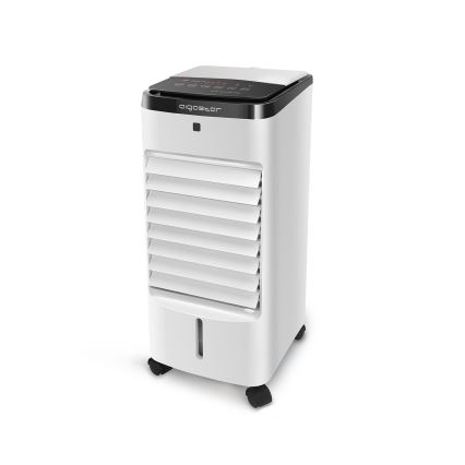 Aigostar - Ilmanjäähdytin 60W/230V valkoinen/musta + kaukosäädin