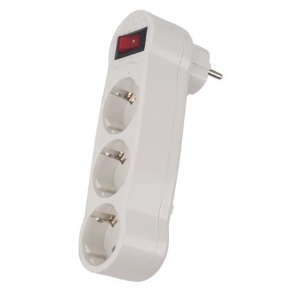 Aigostar - Jakorasia kytkimellä 3x16A/230V SCHUKO