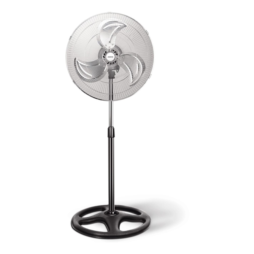 Aigostar - Jalallinen tuuletin 50 W/230 V, Ø 50 cm, kromi/musta
