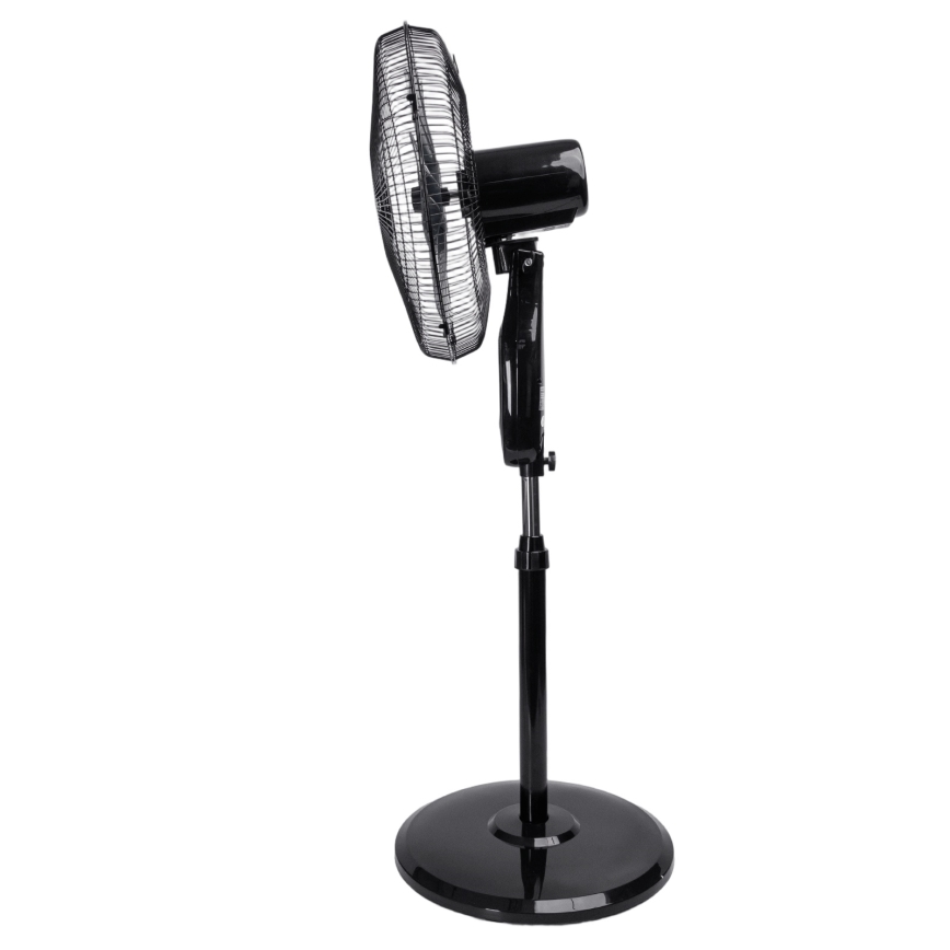 Aigostar - Jalustatuuletin 55W/230V 130 cm musta + kaukosäädin