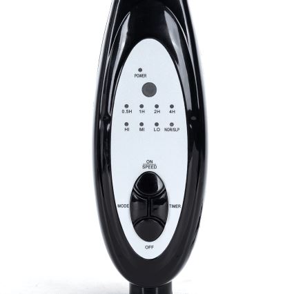 Aigostar - lattiatuuletin 60W/230V musta + kaukosäädin