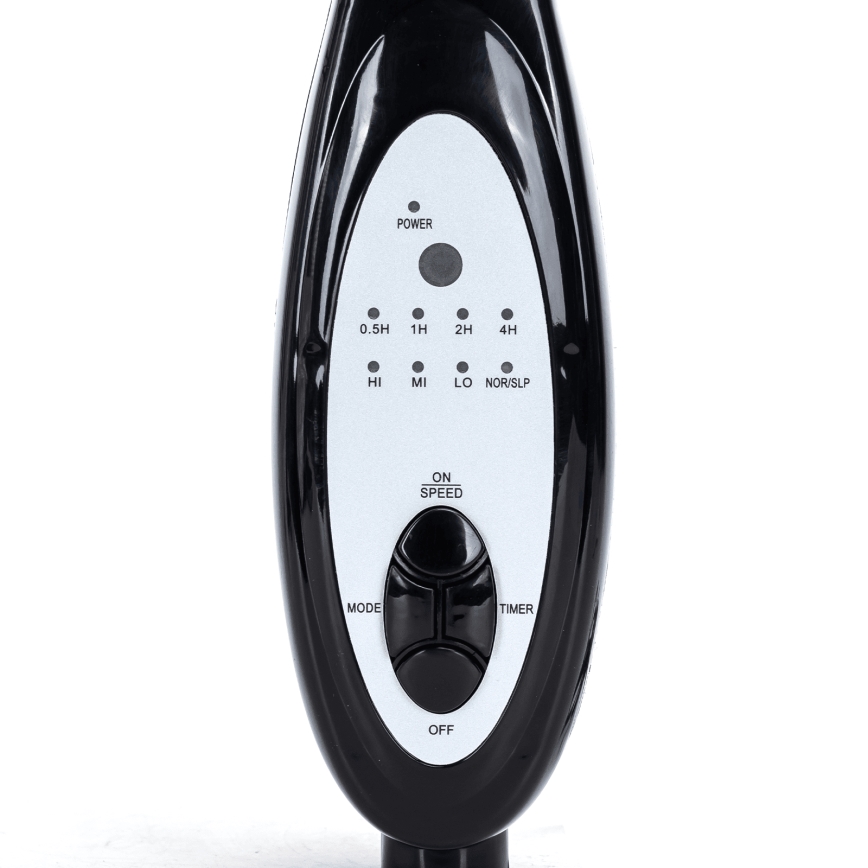 Aigostar - lattiatuuletin 60W/230V musta + kaukosäädin