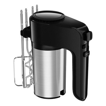 Aigostar - Kädessä pidettävä sekoitn 300W/230V musta/mattakromi