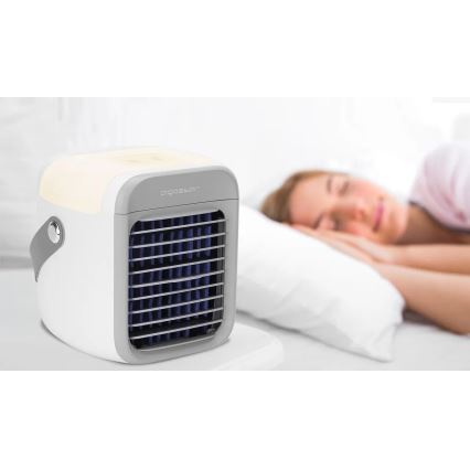Aigostar - Kannettava ilmastointilaite 8W/5V valkoinen
