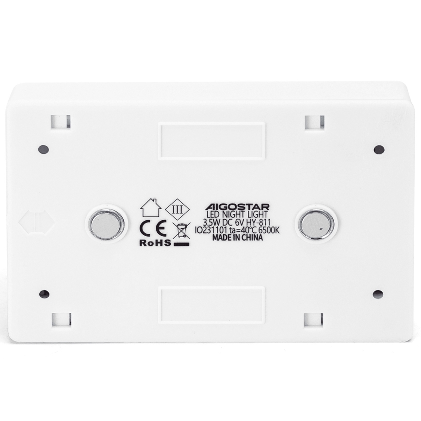 Aigostar - Kannettava LED-yövalo LED/4xAAA 6500K